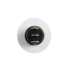 Comutator basculant ON-OFF cu retinere 1 contact 12V 20A cu LED rosu incastrare 20 mm - imagine 2