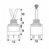 Comutator cu brat 2 circuit 3A 250V ON-ON cu retinere - imagine 2