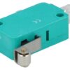 Comutator micro 1 pol 250V 5A cu lamela 15mm si rola - imagine 2