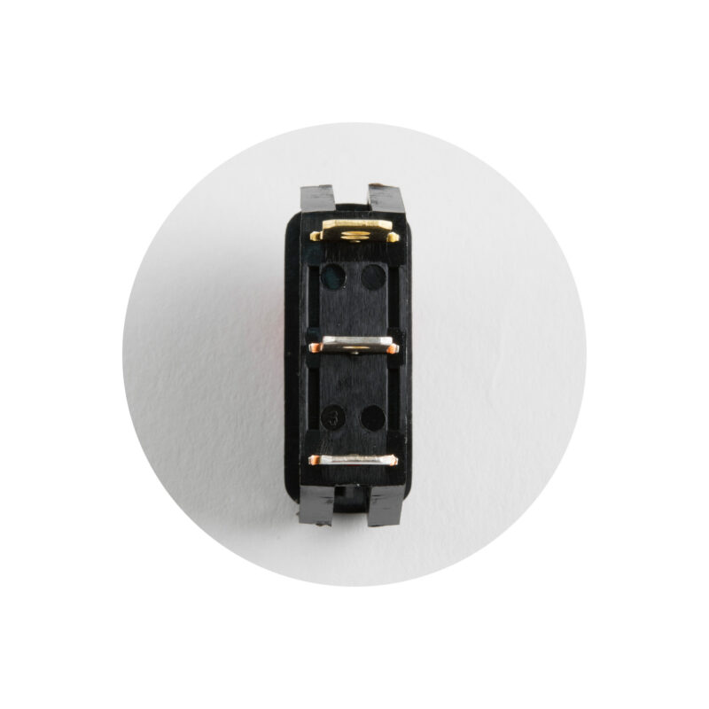 Comutator ON-OFF basculant bec rosu 1 circuit 2 pozitii incastrare 31x11mm 250V 10A HOME