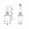 Comutator ON-ON cu brat 1 circuit 3A 250V cu retinere - imagine 2