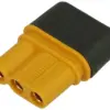 Conector alimentare DC mufa MR30 mama 3pin 15A 500V lipire pe cablu AMASS MR30-FB - imagine 2