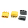 Conector alimentare DC mufa MR30 tata 3pin 15A 500V lipire pe cablu AMASS MR30-M - imagine 2