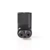 Conector alimentare IEC-320-C7 mama - IEC320-C8 tata unghi 90 negru
