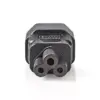 Conector alimentare IEC320-C14 tata - IEC320-C5 mama VALUELINE - imagine 2