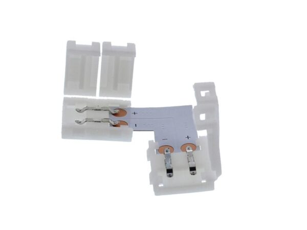 Conector banda LED 10mm PCB forma L 1buc Well - imagine 2
