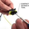 Conector cablu Superseal 1.5 mama mufa 1 pin IP67 TE Connectivity 282079-2 - imagine 3