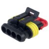 Conector cablu Superseal 1.5 mama mufa 4 pini IP67 TE Connectivity 282088-1 - imagine 2