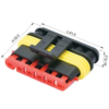 Conector cablu Superseal 1.5 mama mufa 6 pini IP67 TE Connectivity 282090-1 - imagine 3