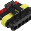 Conector cablu Superseal 1.5 mama mufa 6 pini IP67 TE Connectivity 282090-1 - imagine 2