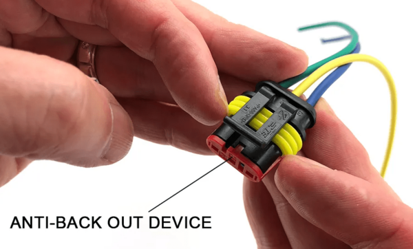 Conector cablu Superseal 1.5 mama mufa 6 pini IP67 TE Connectivity 282090-1 - imagine 6