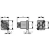 Conector etans de panou iesire Neutrik - imagine 2