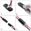 Conector in i pentru doua fire rapid cu blocare - imagine 5