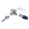 Conector Jack 3.5 mm stereo tata in unghi de 90 grade Neutrik NTP3RC - imagine 4