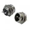 Conector MICROFON MARE 2 Pini set Mama+Tata 20 mm - imagine 2