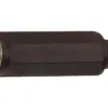 Conector mufa jack stereo 2.5 mm tata platic negru cu protector cablu VALUELINE - imagine 2