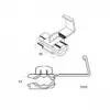 Conector rapid adaugare cablu max 1mm 4.5x20mm rosu - imagine 2