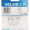 Conector RJ10 tata transparent tip pentru receptor telefon set 10buc VALUELINE - imagine 2