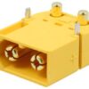 Conector soclu XT60 tata 2 pin alimentare DC pentru PCB THT AMASS XT60PW-M