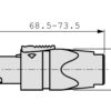 Conector SPEAKON tata pentru cablu difuzor 4 pini 7-14.5mm mama Neutrik NL4FX - imagine 2