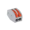 Conector universal 2x 0.75-2.5 mm rapid cu cleme portocaliu - imagine 2