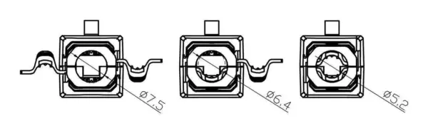 Conector UTP CAT6A RJ45 rapid Goobay - imagine 3