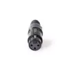 Conector XLR 3-Pin mama negru Nedis - imagine 2