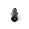 Conector XLR 3-Pin tata negru Nedis - imagine 2