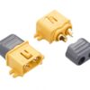 Conector XT60 alimentare DC mufa tata 2pin lipire galbena AMASS XT60L-M - imagine 2