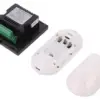 Controler LED 12A control iluminare RGB 12/24VDC Canale 3 neagra OPTOFLASH CTR-RGB-4A-PANEL - imagine 2