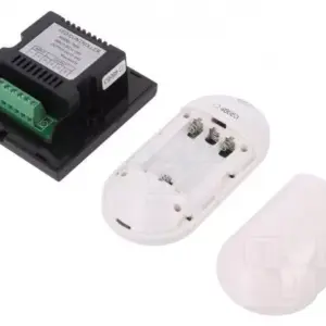 Controler LED 12A control iluminare RGB 12/24VDC Canale 3 neagra OPTOFLASH CTR-RGB-4A-PANEL