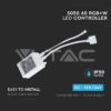 Controller banda LED RGB +White 12V V-TAC SKU-2159 - imagine 6