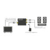 Convertor audio STEREO intrare Toslink/RCA digital la iesire analogic 2x RCA catre amplificator alimentare USB DELIGHT 05147 - imagine 3
