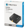 Convertor semnal audio Coaxial/Toslink DIGITAL la ANALOG 2x RCA +3.5 mm Jack pentru casti CABLETECH ZLA0857-2 - imagine 3