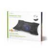 Cooler laptop Nedis 1 ventilator max 17" LED 1x USB negru - imagine 4
