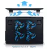 Cooler Pad laptop L112A SMART FOX JOA 350x250x20mm 38CFM 21dBA 0.22A - imagine 3