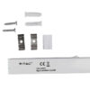 Corp iluminat LED T5 16W 120cm 6400K alb rece CIP SAMSUNG V-tac SKU-21697 - imagine 4