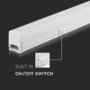 Corp iluminat LED T5 16W 120cm 6400K alb rece CIP SAMSUNG V-tac SKU-21697 - imagine 8
