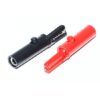 Crocodil 51 mm total izolat banana pentru multimetru 1buc rosu sau negru - imagine 2