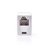 Cuplaj modular Nedis RJ11 mama - RJ11 mama alb