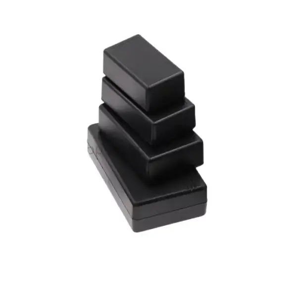 Cutie cu auto-inchidere 92x52x43 mm negru pentru montaje electronice