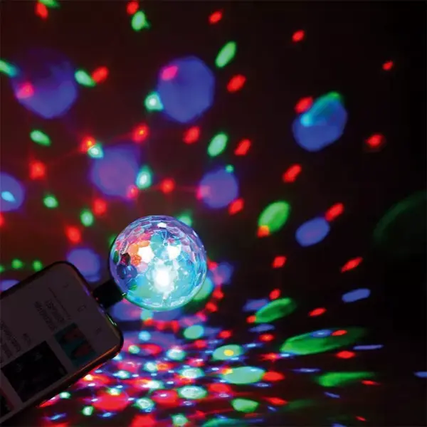 DISCO BALL USB LED 4W OMEGA - imagine 3