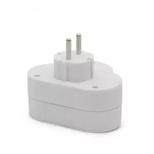 Distribuitor 1 la 2 schuko cu intrerupator Delight