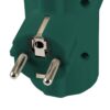 Distribuitor tip T 3x schuko cu protectie verde TPF-26/GR Home - imagine 2