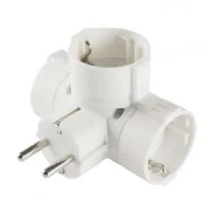 Distribuitor tip T 3x schuko socluri 250V 16A 3680W TPF-36 Home