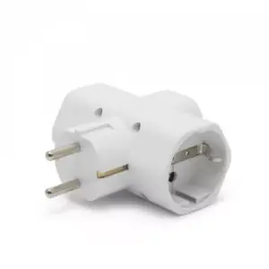 Distribuitor triplu T schuko la 3 schuko 3.500W 16A protectie copii Delight 05679