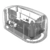 Docking station HDD Orico 6139C3-G2-EU-CR USB 3.1 Gen2 2.5/3.5" transparent