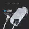 Driver pentru panou LED 12W 24-45VDC 300mA cu control variatie intensitate dimmer V-TAC - imagine 2