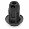 Dulie E14 plastic negru cu inel OE-14K Plastrol - imagine 2