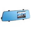 DVR auto cu camera fata 1080p /spate VGA in oglinda L100 Peiying Basic PY-DVR030 - imagine 3